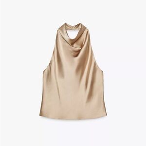 Satin Halter Top